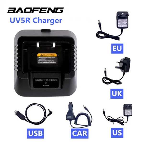 Baofeng UV-5R eu/米国/イギリス/usb/カーbaofeng UV-5R DM-5R...