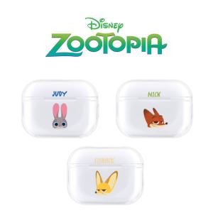 AIRPODS PRO CASE エアポッズプロ Disney ディズニー ズートピア ジュディ ニック フィニック イヤホン ワイヤレス スマホアクセサリー カラビナ 透明ケース