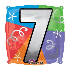 デザイナーレターバルーン 蔵 数字 7