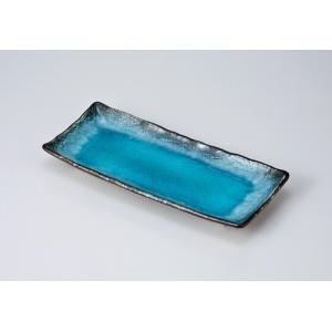 〔美濃焼 さんま皿〕藍染スカイさんま皿 日本最大のブランド 非常に高い品質 3個組