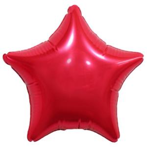ピュアカットバルーン スター お洒落 レッド mm