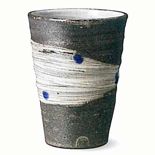 信楽焼　天の川（青）フリーカップ【贈答　プレゼント　陶器　フリーカップ　タンブラー　湯呑】