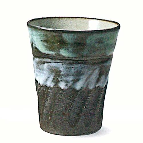 信楽焼　夕暮れフリーカップ【贈答　プレゼント　陶器　フリーカップ　タンブラー　湯呑】