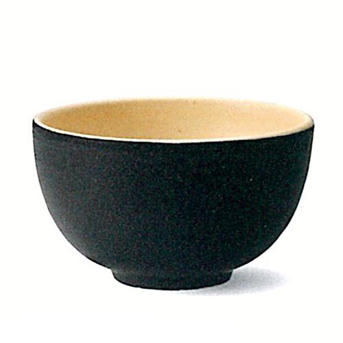 信楽焼　ブラック飯碗　【贈答　プレゼント　陶器　ご飯茶碗】