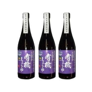 弓削多醤油 有機しょうゆ 300ml (3本セット)/ しょうゆ お歳暮 御歳暮 有機醤油 国産 有...
