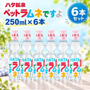 ハタ鉱泉 ペットボトルラムネ ハタ PET ラムネですよ (ビー玉入) 250ml