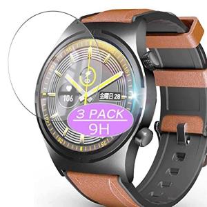 3枚 VacFun ガラスフィルム ， LORDWEY S1 1.3インチ スマートウォッチ smart watch 向けの 強化ガラス フィルム 保護フィ