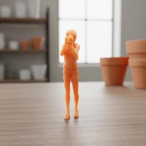 ミニチュアフィギュア 置物 手描き塗装 リアルなポーエーション ジオラマ用人形 コレクションアイテム テーブルトップ装飾用背景人材として模型製作シーンに適用