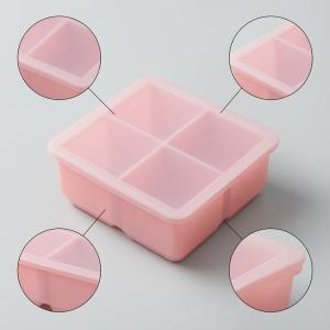蓋付き製氷皿、家庭用キッチン用小型正方形製氷型...の詳細画像2