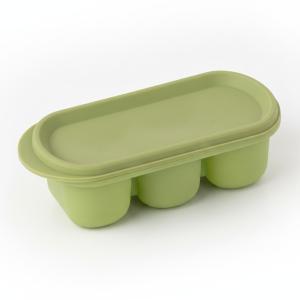 製氷皿 シリコン, 蓋付き製氷機 家庭用, アイスキューブトレー, 長さ13.2cm 幅6.0cm