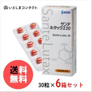 参天製薬 サンテ ルタックス20V 90粒(1ヵ月分)×6個 : いとしま