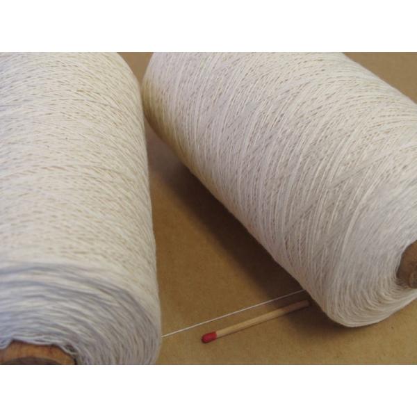 綿タコ糸40/2×3（巻き）　しっかりした綿糸をお探しの方にオススメ。強撚でさらっとした手ざわりの糸...
