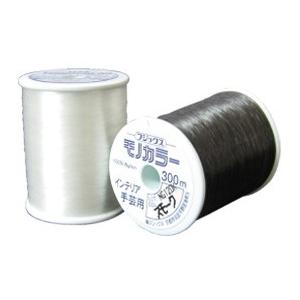 フジックス　モノカラー　６０番３００ｍ巻（透明糸）　同色３個販売