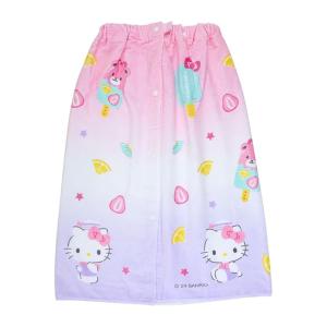 サンリオ キッズ ラップタオル(キッズ)キティ:T70の商品画像