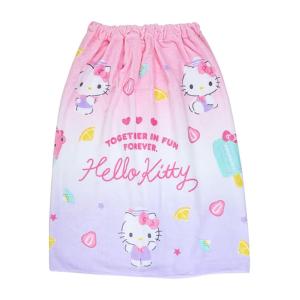 サンリオ キッズ ラップタオル(キッズ)キティ...の詳細画像1