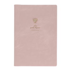 マークス 2023年 ダイアリー 12月始まり A6  ジュエリーストーン ピンク 23WDR-AHF02-PK