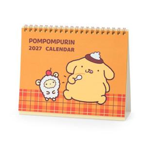 サンリオ 2027年 カレンダー (日始) リング式 卓上カレンダー 921343 ポムポムプリン