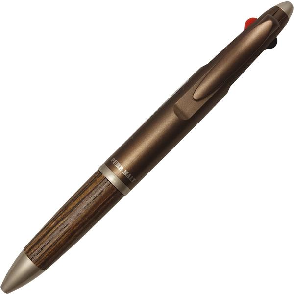 三菱鉛筆 ピュアモルト 多機能ペン 2&amp;1 MSXE310057M21 メタリックブラウン 0.5m...