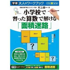 学研ステイフル 大人のワークブック 小学校で習った算数で解ける 面積迷路 N05509｜ito-os