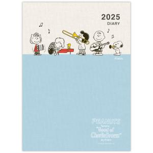 ホールマーク 2025年 ファミリーダイアリー A5 [月間ブロック] 12月始まり スヌーピー／仲間と演奏会 YDD-835-088