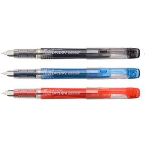 書きやすい 万年筆 プレピー クリスタル 細字 F 03 プラチナ万年筆