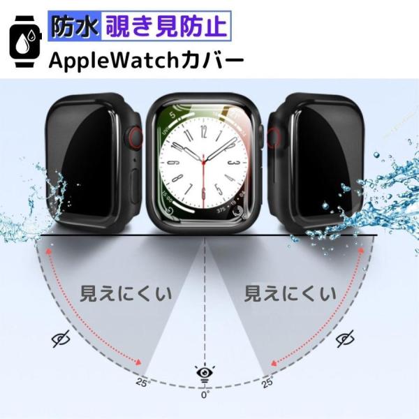 【送料無料】防水ケース 覗き見防止　アップルウォッチカバー防水仕様 apple watch カバー ...