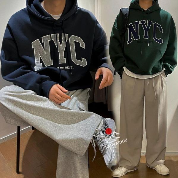 【送料無料】メンズ パーカー おしゃれ 長袖 トップス 刺繍 レトロ ジャケット ゆったり ファッシ...