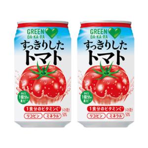 サントリー GREEN DA・KA・RA すっきりしたトマト 350g 24本 2箱 【48本】 グリーンダカラ まとめ買い｜ito-shouten-yh