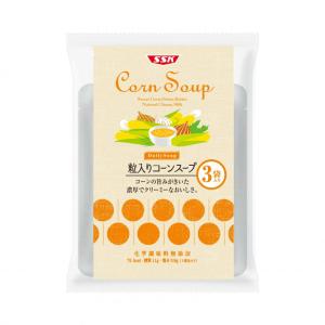化学調味料無添加　SSK 粒入りコーンスープ　３袋セット 送料無料｜ito-syo-on-line