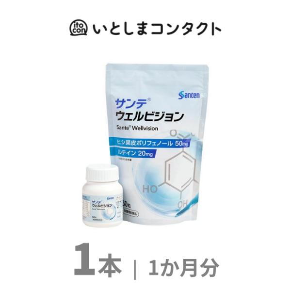 ★[参天製薬] サンテ ウェルビジョン 60粒 1個