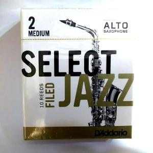 D'Addario WOODWINDS SELECTJAZZ FILED Alto Saxophone 2Medium 10枚入り｜itogakki