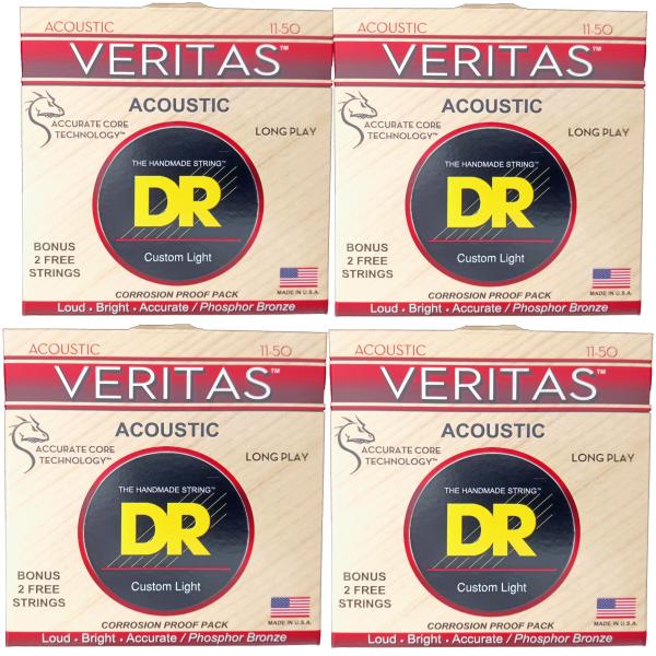 DE / VERITAS ACOUSTIC 11-50 -4SET-