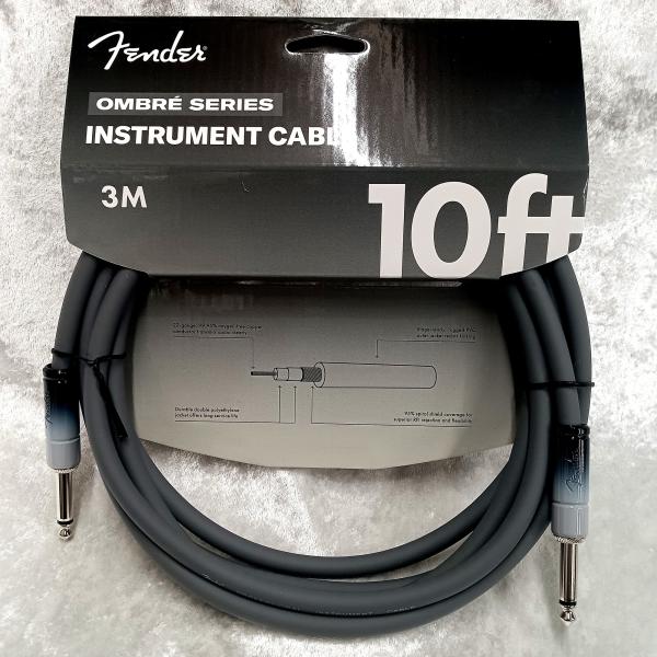 Fender Ombre Instrument Cables Silver Smoke 10'