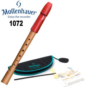 MOLLENHAUER PRIMA 1074 ペアーウッド/樹脂 ソプラノリコーダー-国内