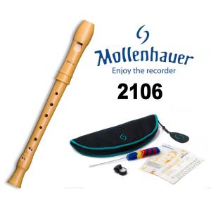 MOLLENHAUER PRIMA 1074 ペアーウッド/樹脂 ソプラノリコーダー-国内