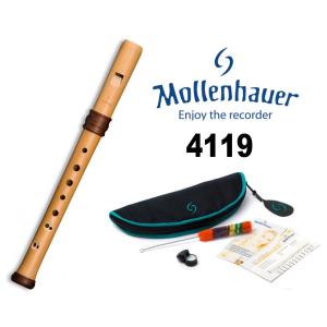 MOLLENHAUER PRIMA 1074 ペアーウッド/樹脂 ソプラノリコーダー-国内