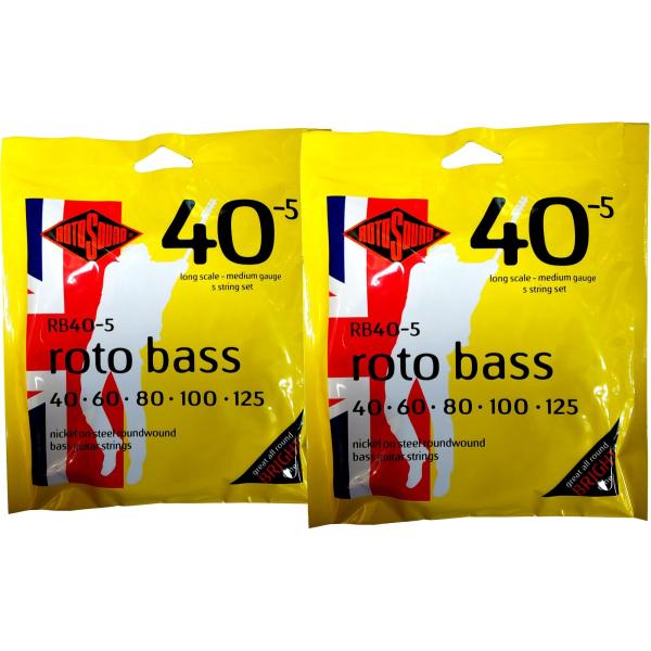 ROTOSOUND / RB40-5 roto bass ×2set