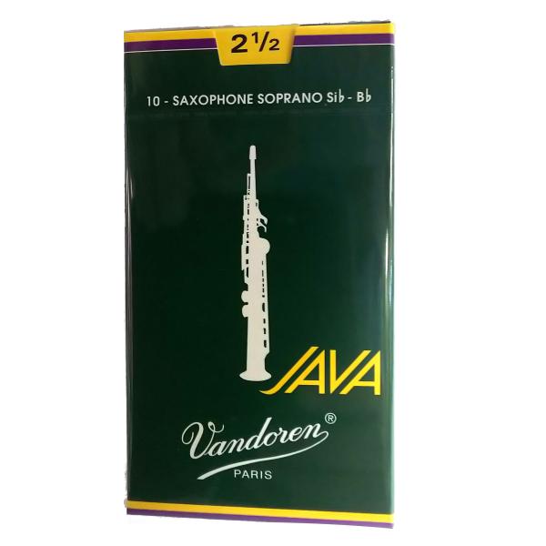 Vandoren / ソプラノサックス用リード 2 1/2 -JAVA- 10枚入り