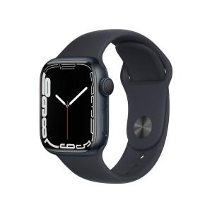 Apple Watch Series 7（GPSモデル）- 41mmミッドナイトアルミニウムケースとミッドナイトスポーツバンド - レギュラー ミッドナイトアルミニウム MKMX3J/A｜itoh-shop110