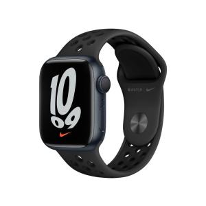 Apple（アップル） MKN43J/A Apple Watch Nike Series 7 GPSモデル 41mm アンスラサイト/ブラック Nikeスポーツバンド｜itoh-shop110