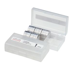 オープン工業 コインケース M-1W 1円用 収納100枚