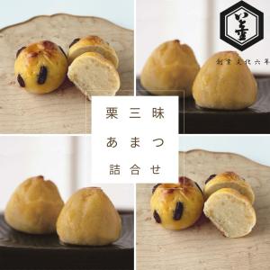 栗三昧・あまつ 詰合せ（各２個入り）〜栗とさつまいもの秋の稔りのお菓子〜　栗　国産さつまいも