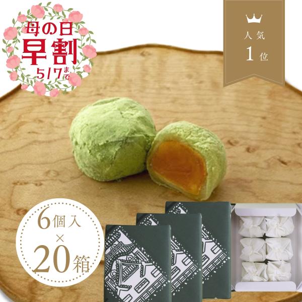 大口注文・法人様向け　定価より10％OFF　彦根銘菓　埋れ木(6個入)　×２０箱　やわらかな求肥と抹...