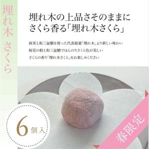 埋れ木さくら（6個入り）ほんのりさくら色が美しい　　季節限定・桜のお菓子・和菓子ギフト・お祝いお菓子・お土産・贈り物｜itojyu