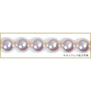 オーロラ天女 花珠真珠ネックレス<9〜9.5m...の詳細画像3