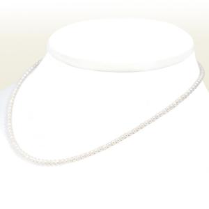 アコヤベビーパールネックレス あこや真珠ベビーパールネックレス＜2.5〜3mm＞アジャスター・K14WG N