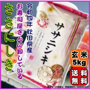 令和4年 秋田県産 ささにしき 玄米 5kg