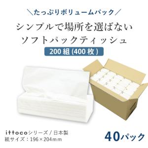 「4月上旬以降出荷」 ティッシュ 200組 ソ...の詳細画像2