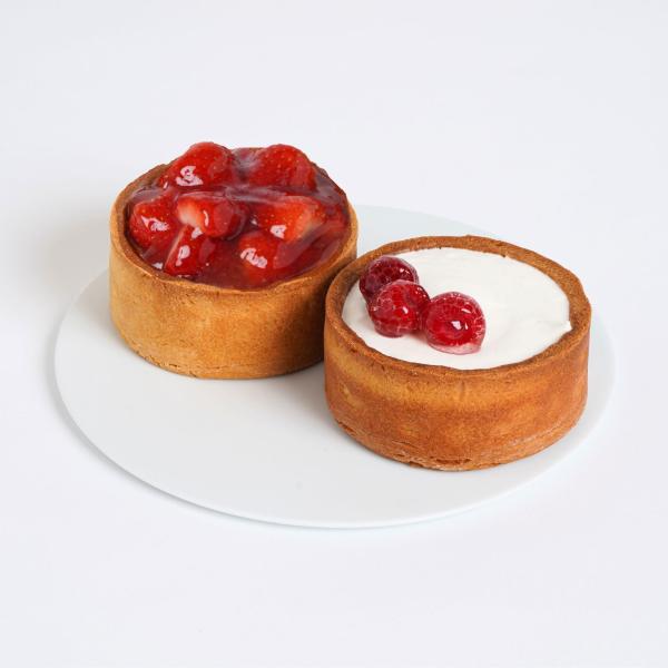 【ミニタルト2個セット】長野県産いちご・ラズベリーフロマージュ ケーキ 送料無料 ギフト プレゼント...