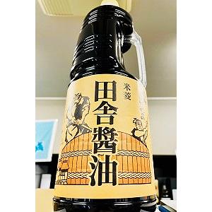 田舎醤油 ペットボトル　1.8Ｌ【送料無料（半額）対象外商品】【一升瓶６本・小瓶１２本を超えるご注文は送料別途追加】【茨城県 ヨネビシ醤油】｜itosaketen89ed